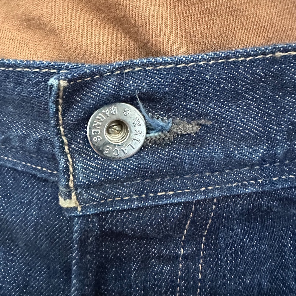 J. Crew Wallace & Barnes Slim Fit Indigo Denim Jean / Rinse Wash / 32x34 - Picture 3 of 16